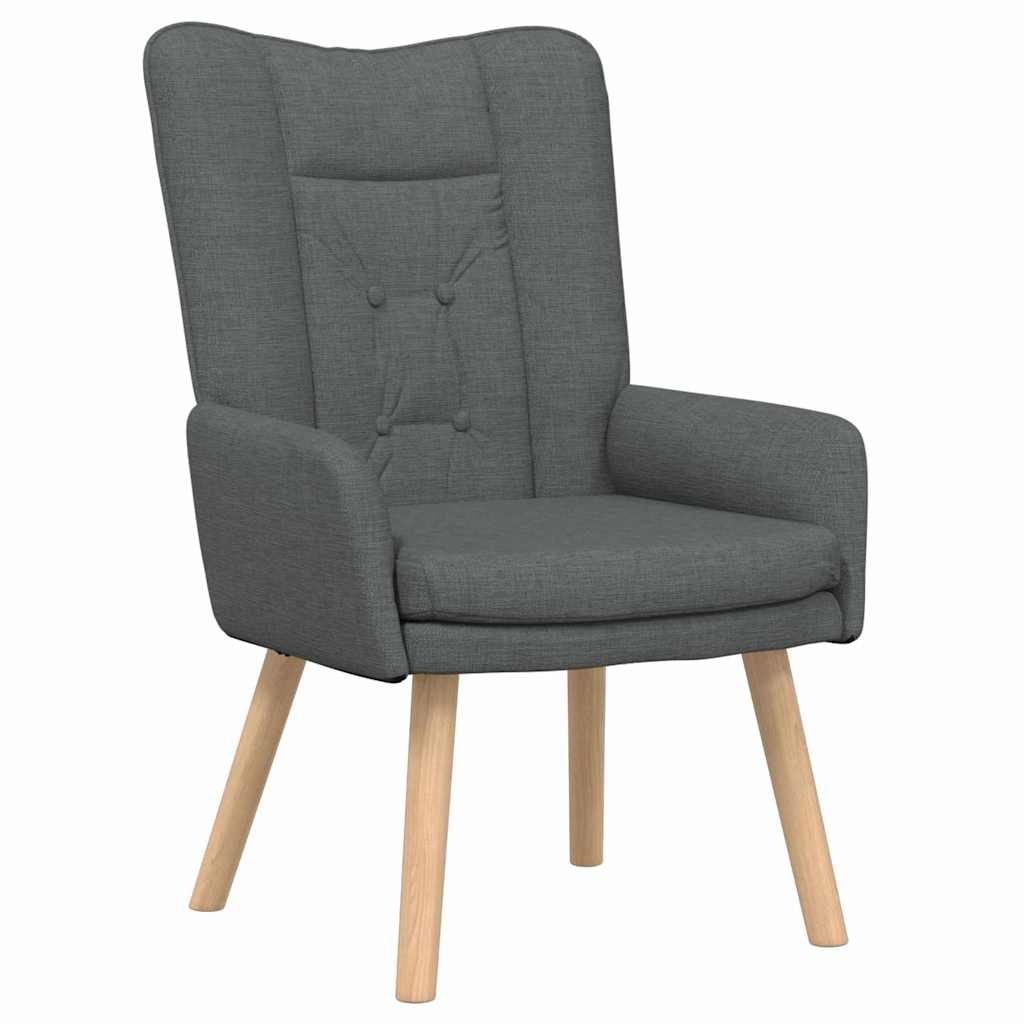 Fauteuil relaxant Gris foncé 63 x 67 x 94 cm tissu - XIOS