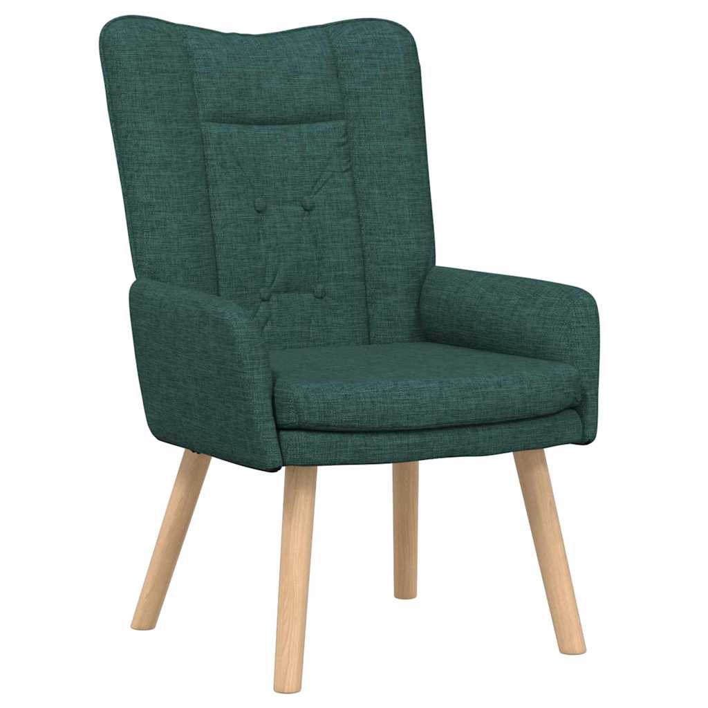 Fauteuil relaxant Vert foncé 63 x 67 x 94 cm tissu - XIOS