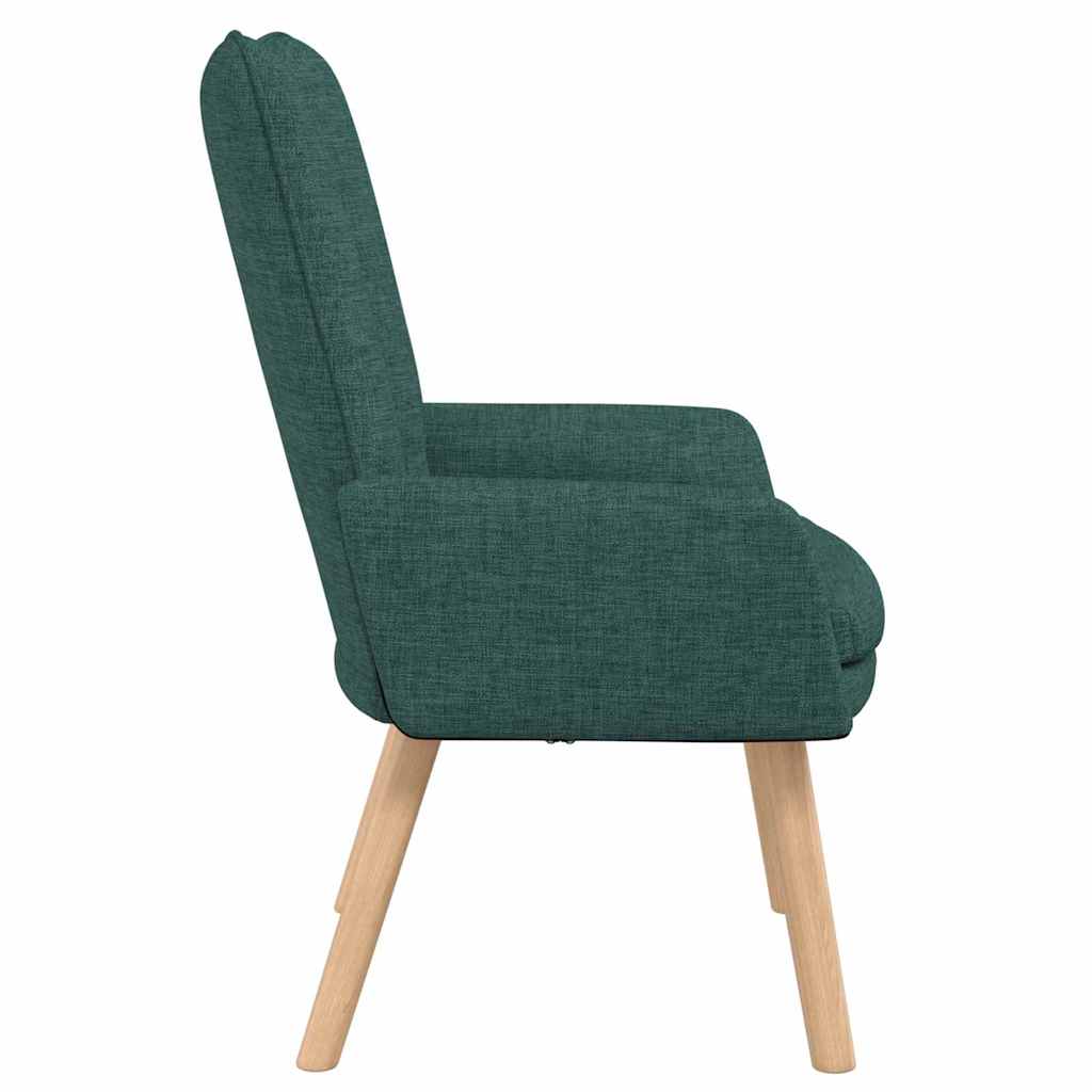 Fauteuil relaxant Vert foncé 63 x 67 x 94 cm tissu - XIOS