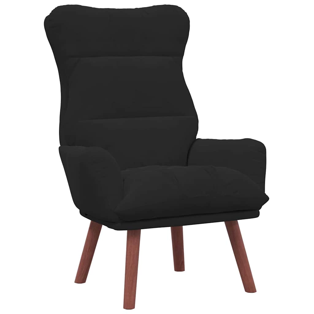 Fauteuil relaxant Noir 69 x 74 x 93 cm Velours - XIOS
