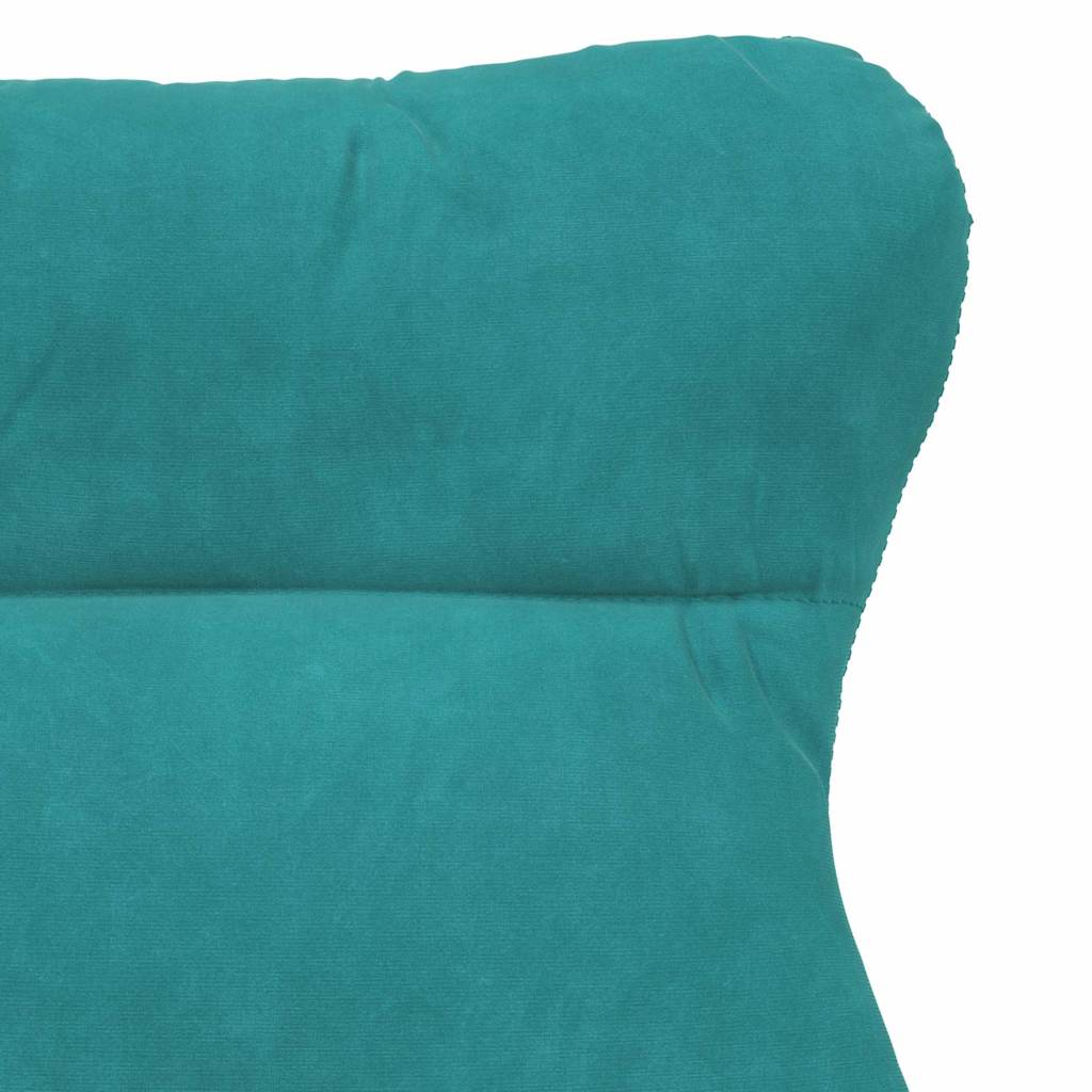 Fauteuil relaxant Turquoise 69 x 74 x 93 cm Velours - XIOS