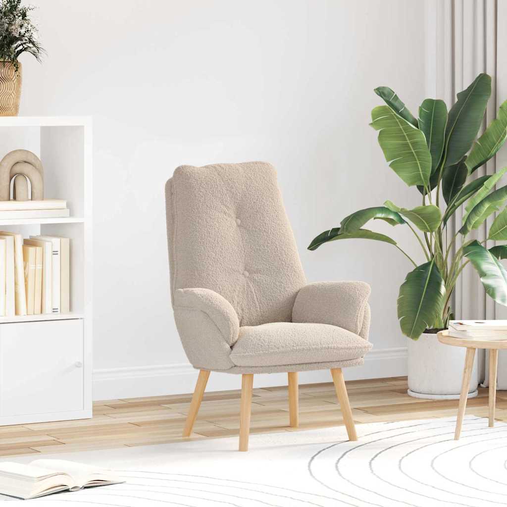Fauteuil relaxant Gris clair 69 x 74 x 93 cm tissu - XIOS
