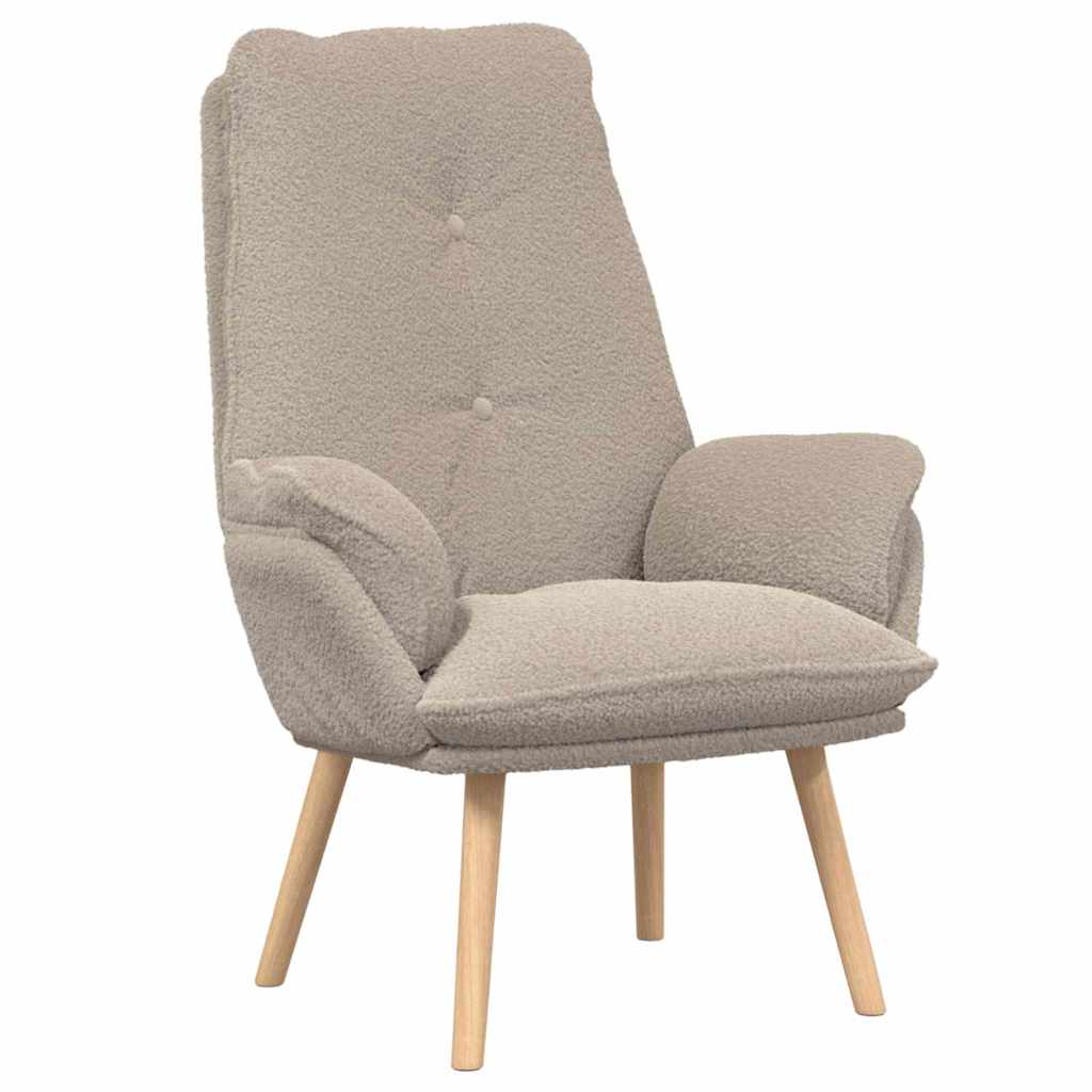 Fauteuil relaxant Gris clair 69 x 74 x 93 cm tissu - XIOS