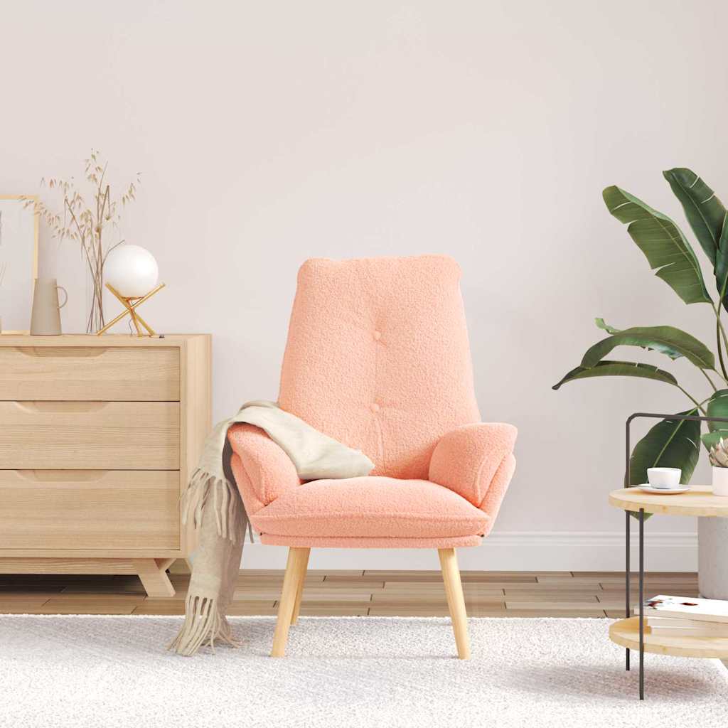 Fauteuil relaxant Rose 69 x 74 x 93 cm tissu - XIOS