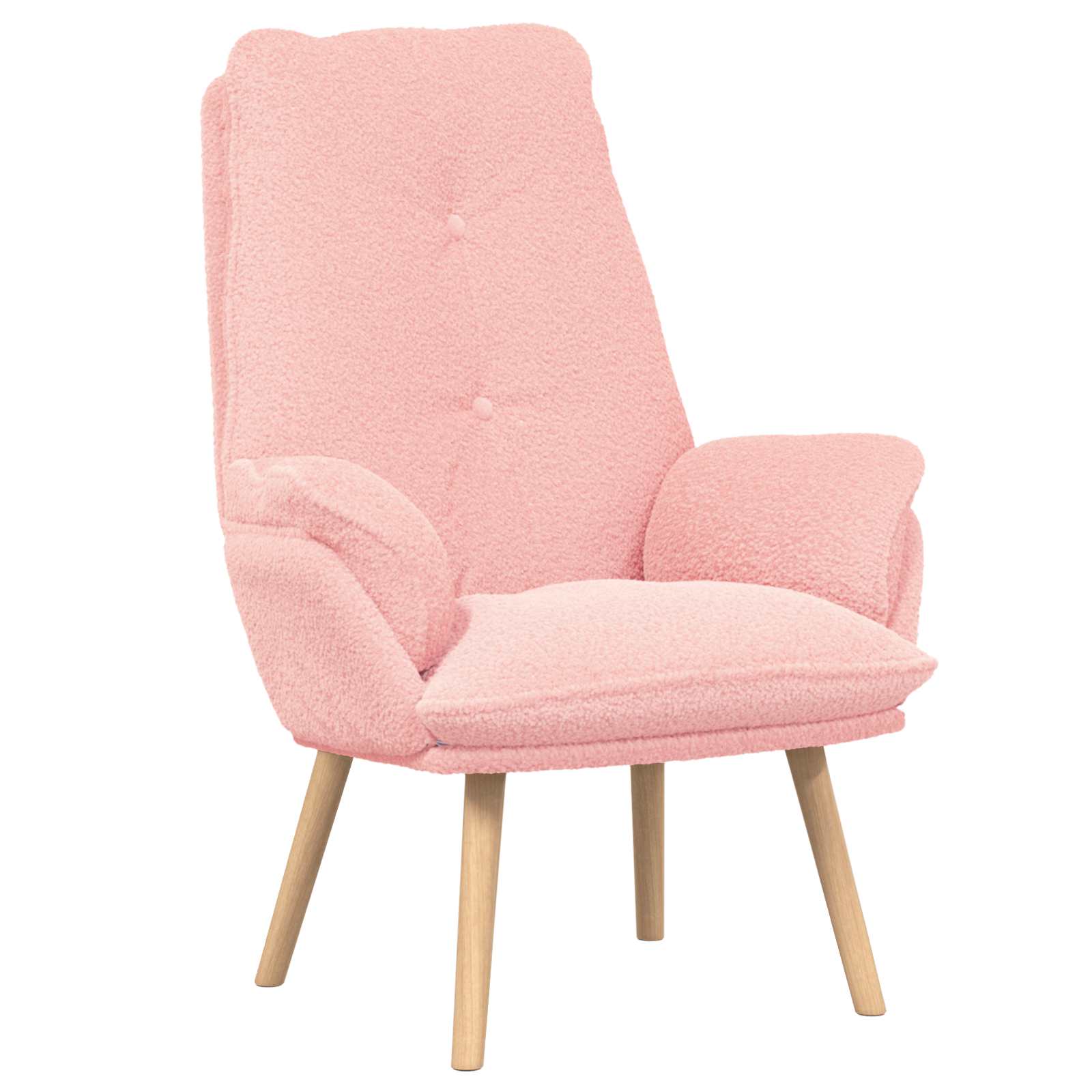 fauteuil Rose 69 x 74 x 93 cm Tissu Sherpa - XIOS