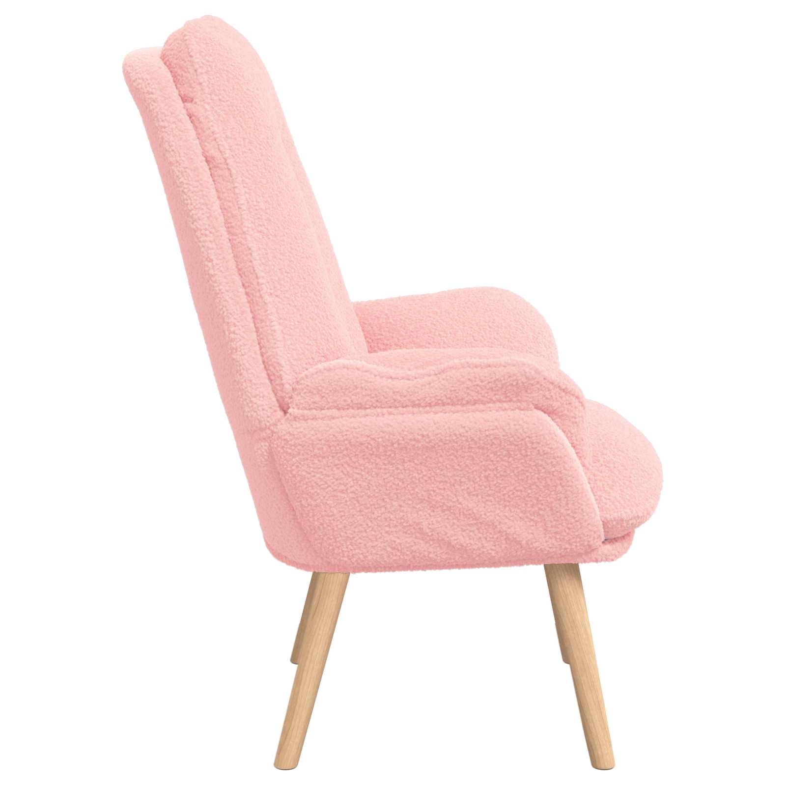 fauteuil Rose 69 x 74 x 93 cm Tissu Sherpa - XIOS