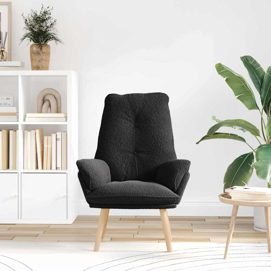 Fauteuil relaxant Noir 69 x 74 x 93 cm tissu - XIOS