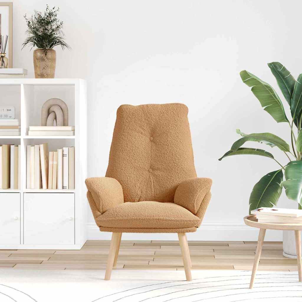 Fauteuil relaxant Beige 69 x 74 x 93 cm tissu - XIOS