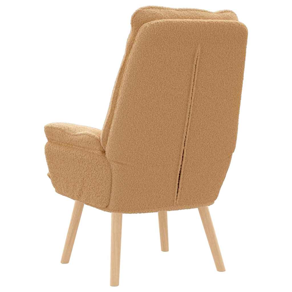 Fauteuil relaxant Beige 69 x 74 x 93 cm tissu - XIOS
