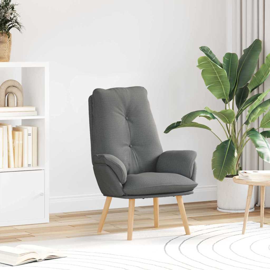 Fauteuil relaxant Gris foncé 69 x 74 x 93 cm tissu - XIOS