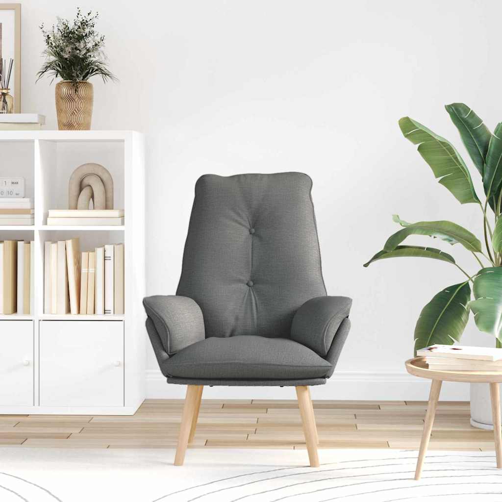 Fauteuil relaxant Gris foncé 69 x 74 x 93 cm tissu - XIOS