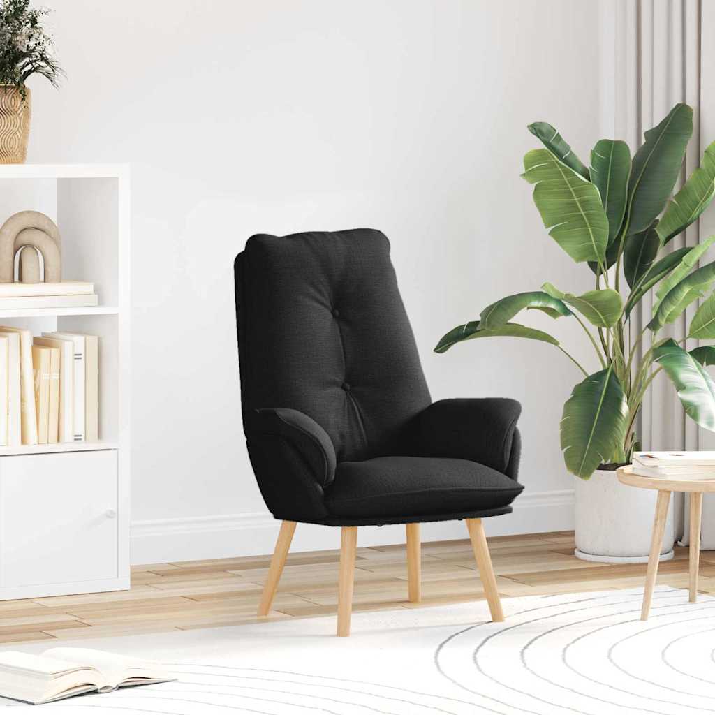 Fauteuil relaxant Noir 69 x 74 x 93 cm tissu - XIOS