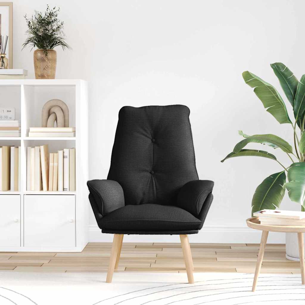 Fauteuil relaxant Noir 69 x 74 x 93 cm tissu - XIOS