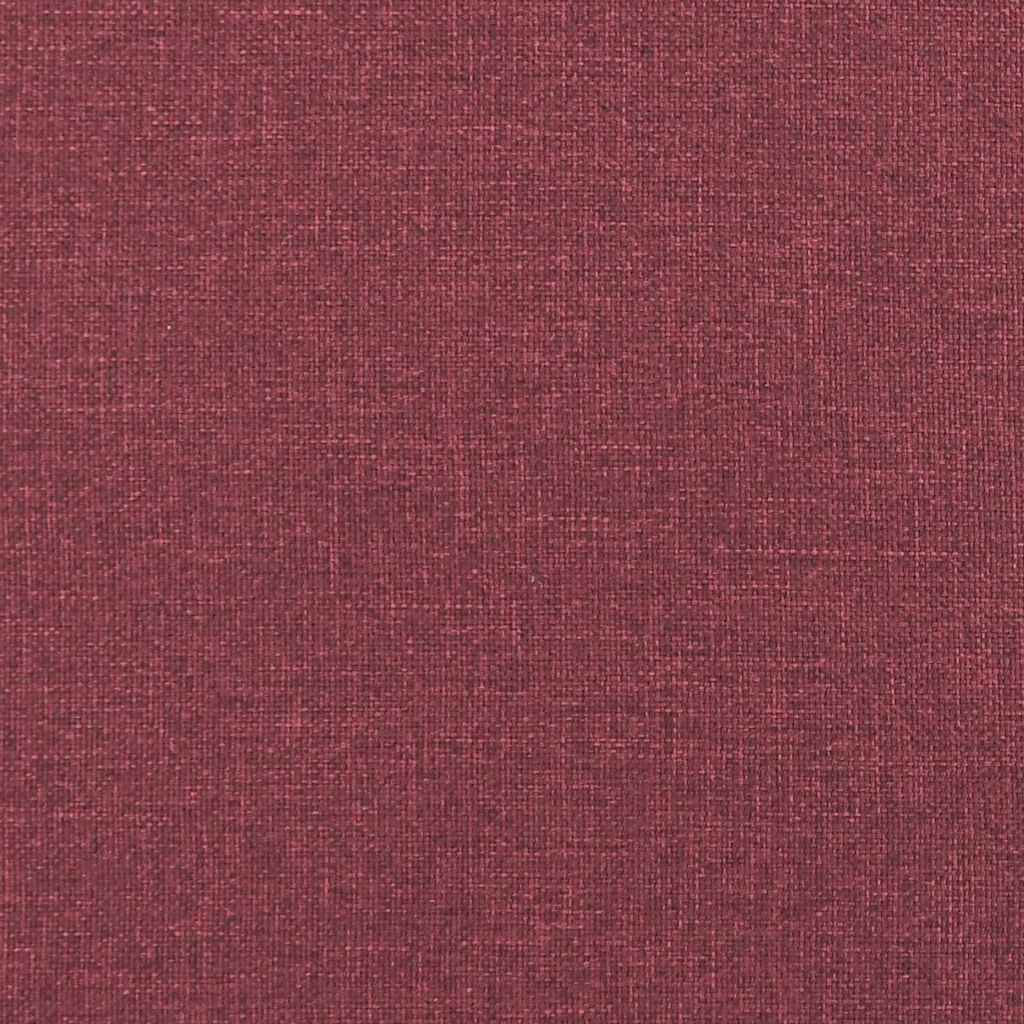 Fauteuil relaxant Rouge bordeaux 69 x 74 x 93 cm tissu - XIOS