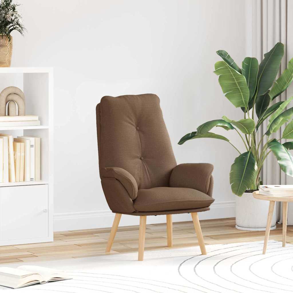 Fauteuil relaxant Marron 69 x 74 x 93 cm tissu - XIOS