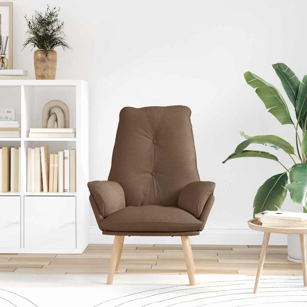 Fauteuil relaxant Marron 69 x 74 x 93 cm tissu - XIOS