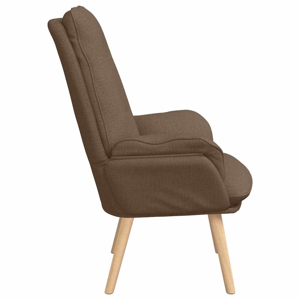 Fauteuil relaxant Marron 69 x 74 x 93 cm tissu - XIOS