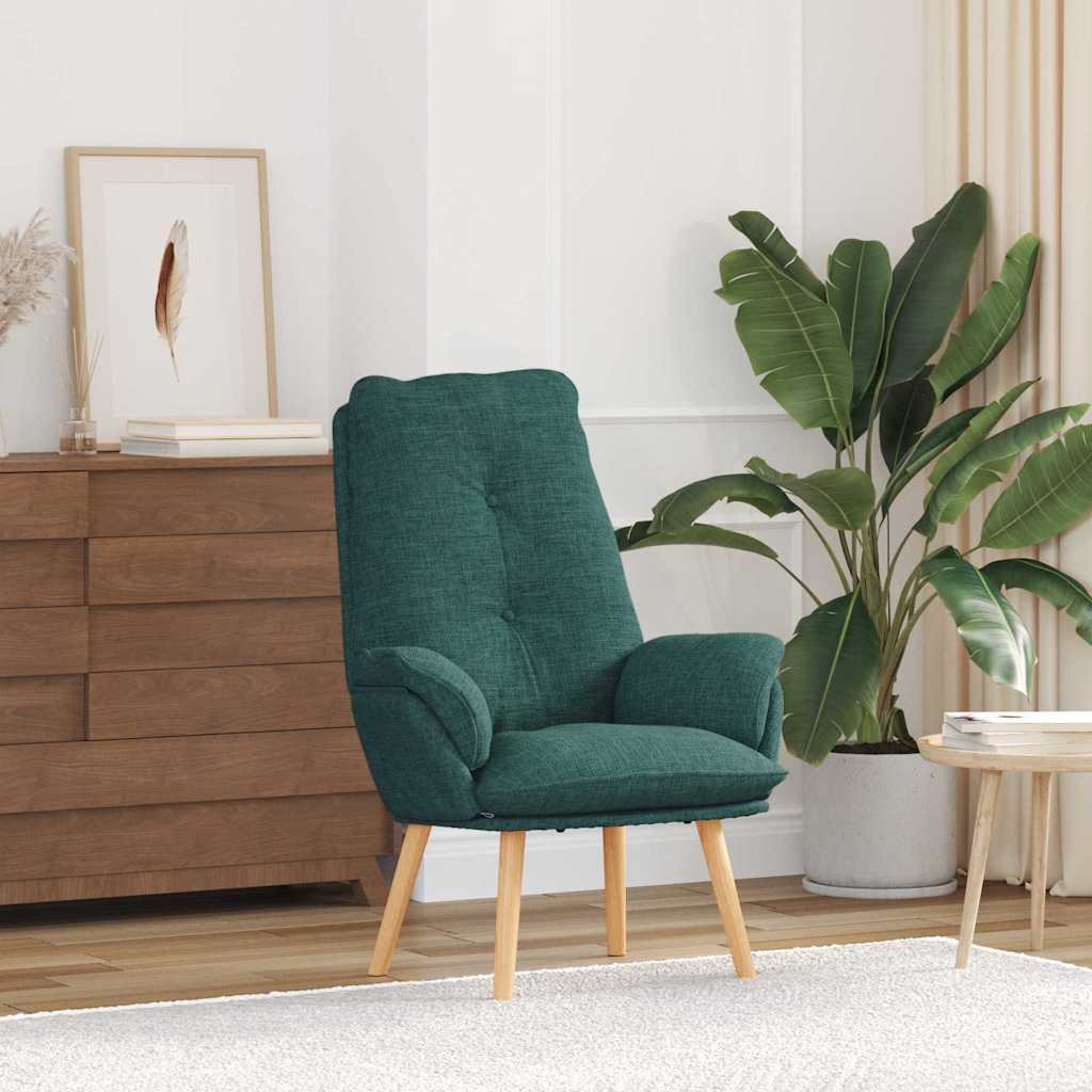Fauteuil relaxant Vert foncé 69 x 74 x 93 cm tissu - XIOS