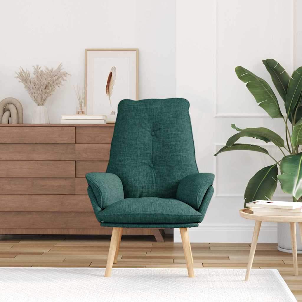 Fauteuil relaxant Vert foncé 69 x 74 x 93 cm tissu - XIOS