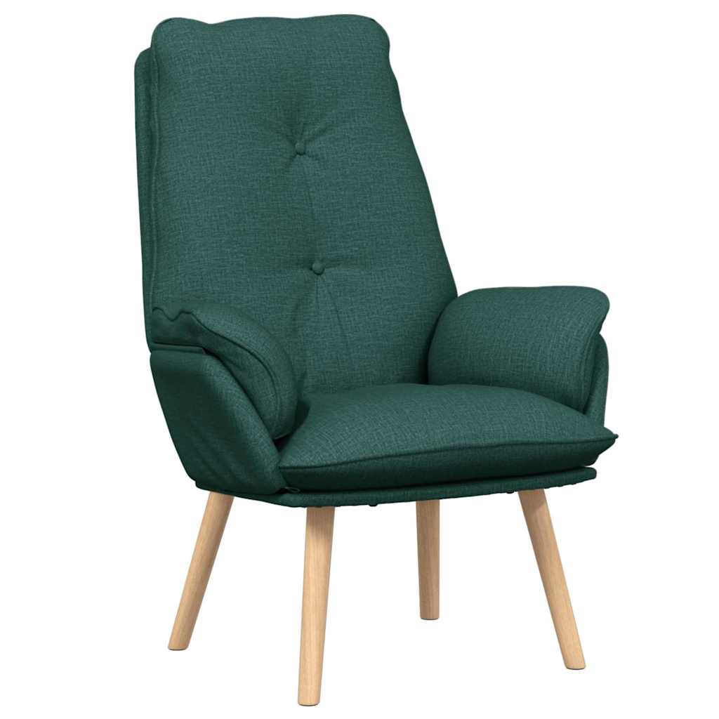 Fauteuil relaxant Vert foncé 69 x 74 x 93 cm tissu - XIOS