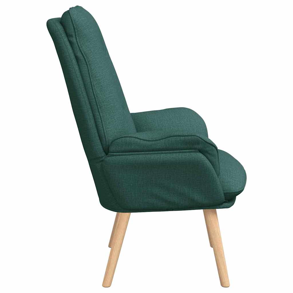 Fauteuil relaxant Vert foncé 69 x 74 x 93 cm tissu - XIOS