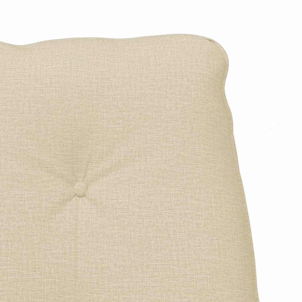 Fauteuil relaxant Crème 69 x 74 x 93 cm tissu - XIOS