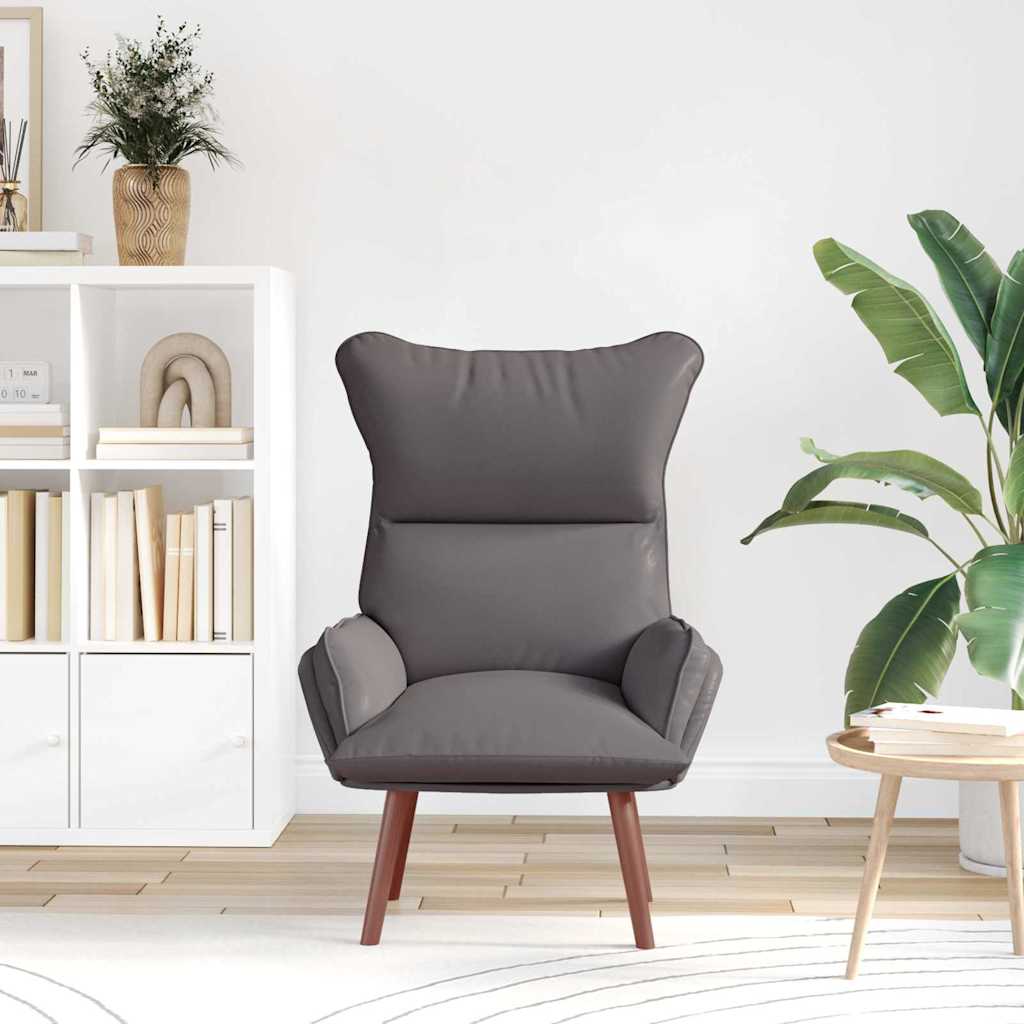 Fauteuil relaxant Gris 69 x 74 x 93 cm Faux cuir - XIOS
