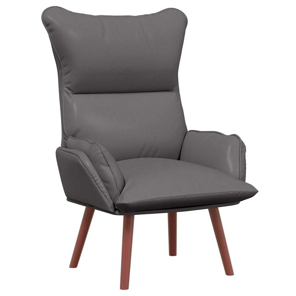 Fauteuil relaxant Gris 69 x 74 x 93 cm Faux cuir - XIOS