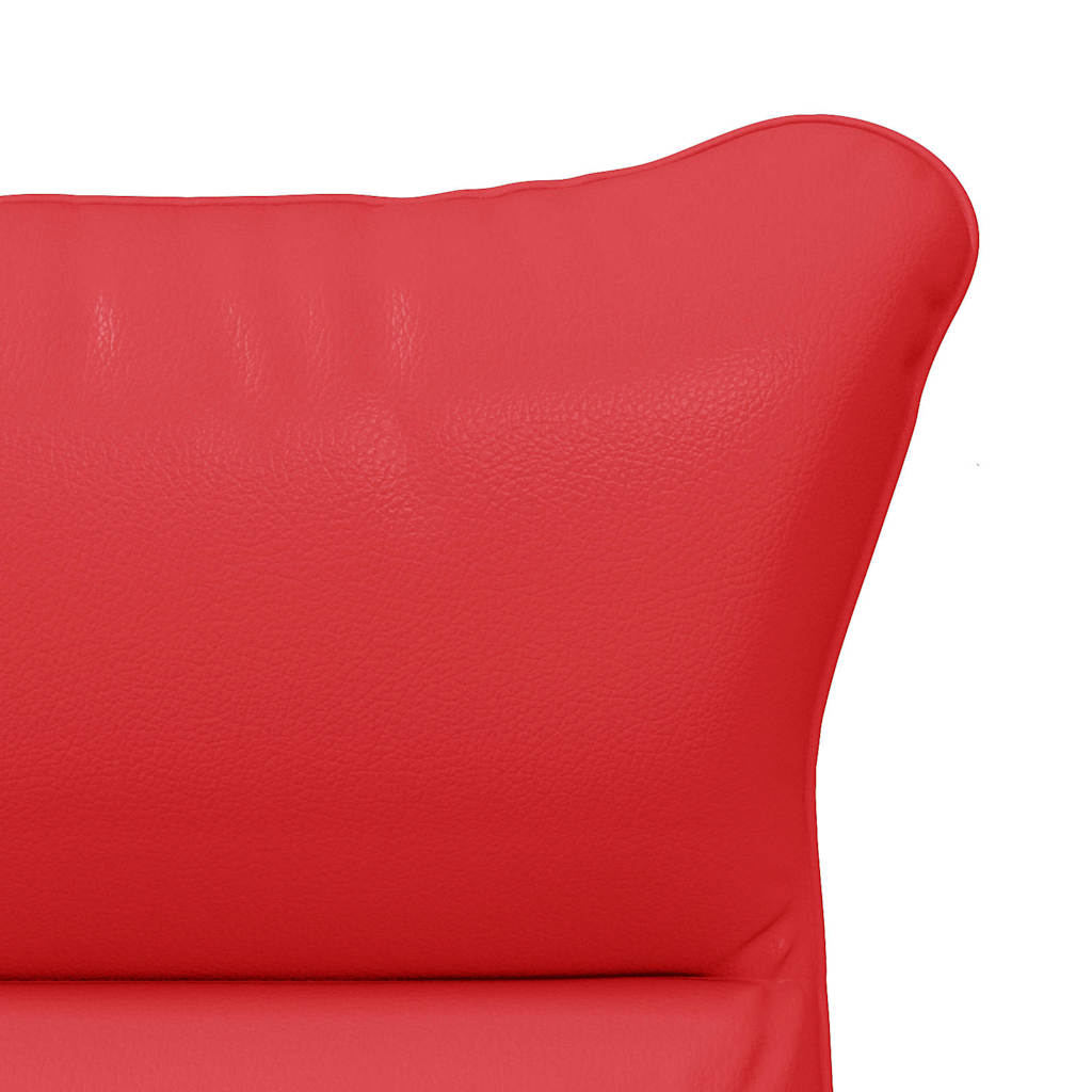 Fauteuil relaxant Rouge 69 x 74 x 93 cm Faux cuir - XIOS