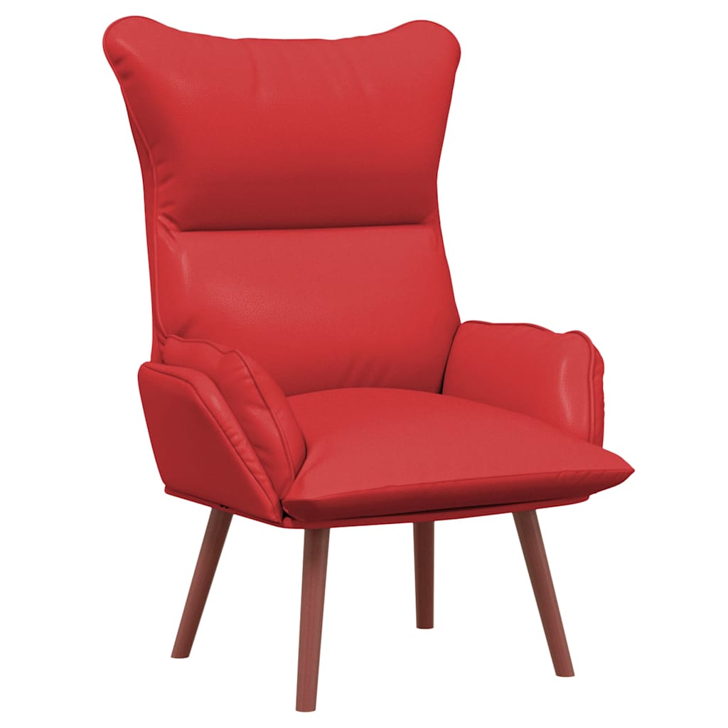 Fauteuil relaxant Rouge 69 x 74 x 93 cm Faux cuir - XIOS