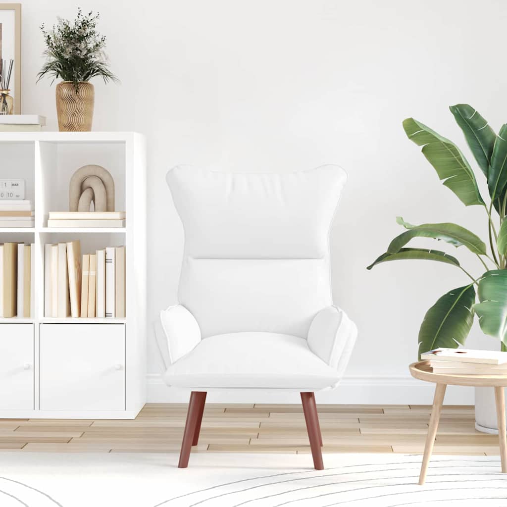 Fauteuil relaxant Blanc 69 x 74 x 93 cm Faux cuir - XIOS