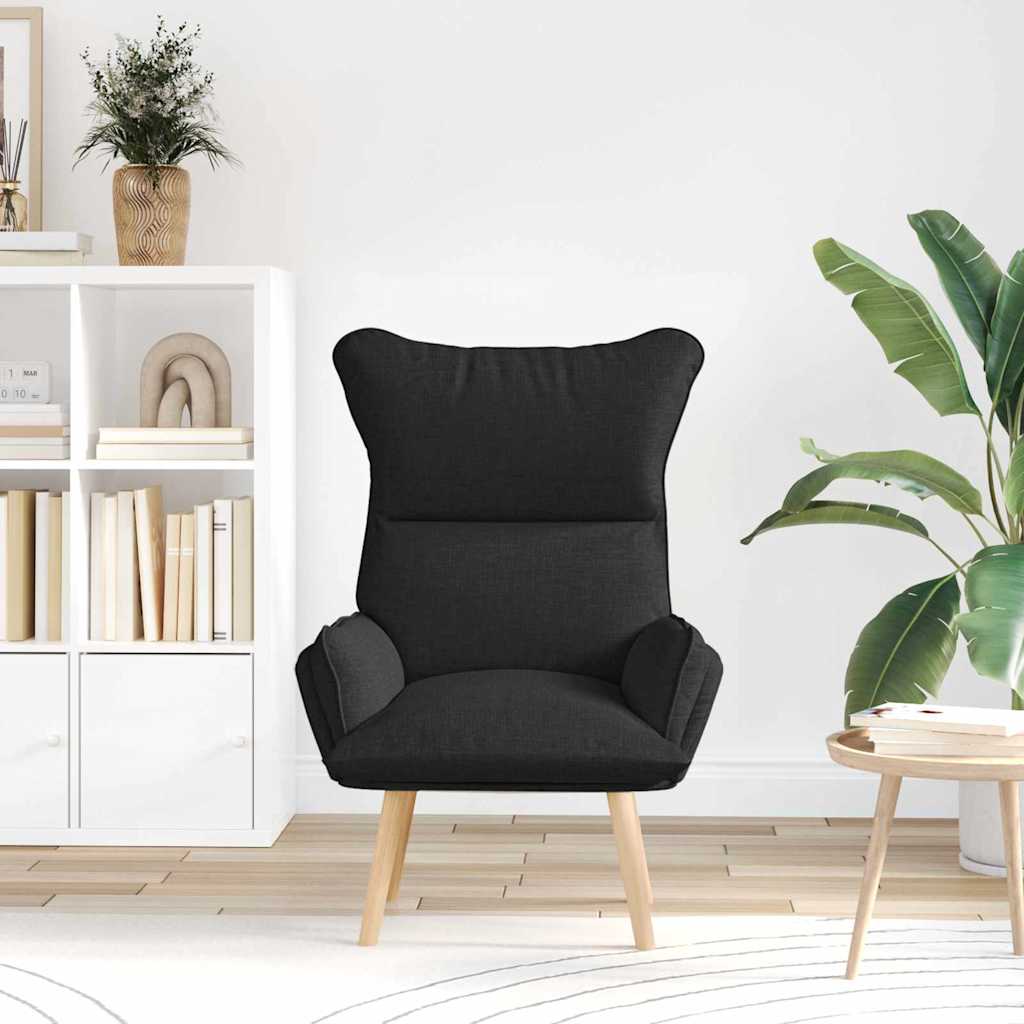 Fauteuil relaxant Noir 69 x 74 x 93 cm tissu - XIOS