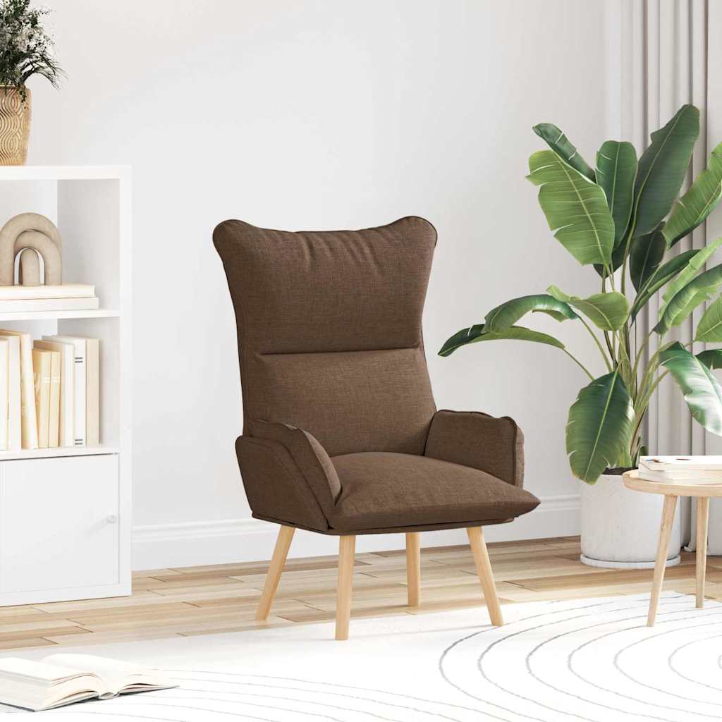 Fauteuil relaxant Marron 69 x 74 x 93 cm tissu - XIOS