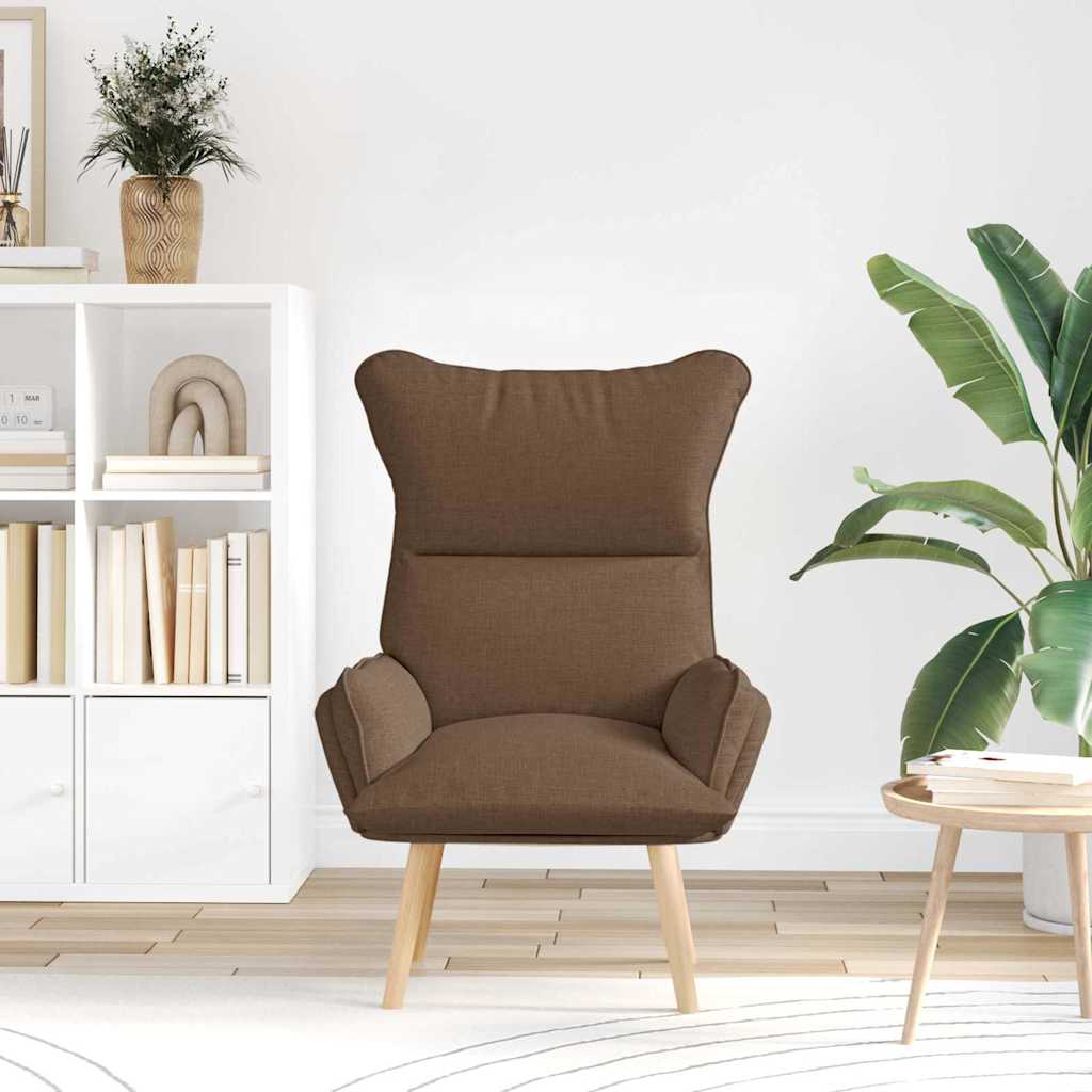 Fauteuil relaxant Marron 69 x 74 x 93 cm tissu - XIOS