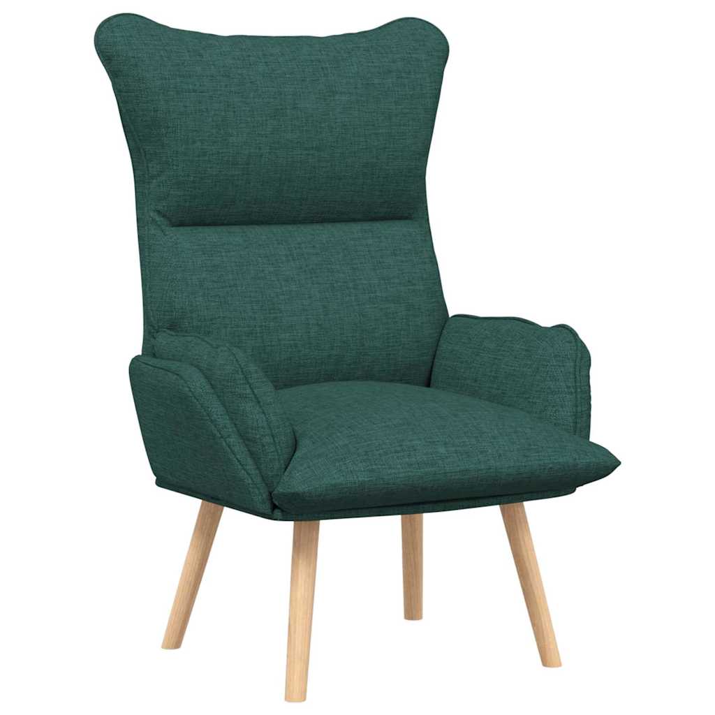 Fauteuil relaxant Vert foncé 69 x 74 x 93 cm tissu - XIOS