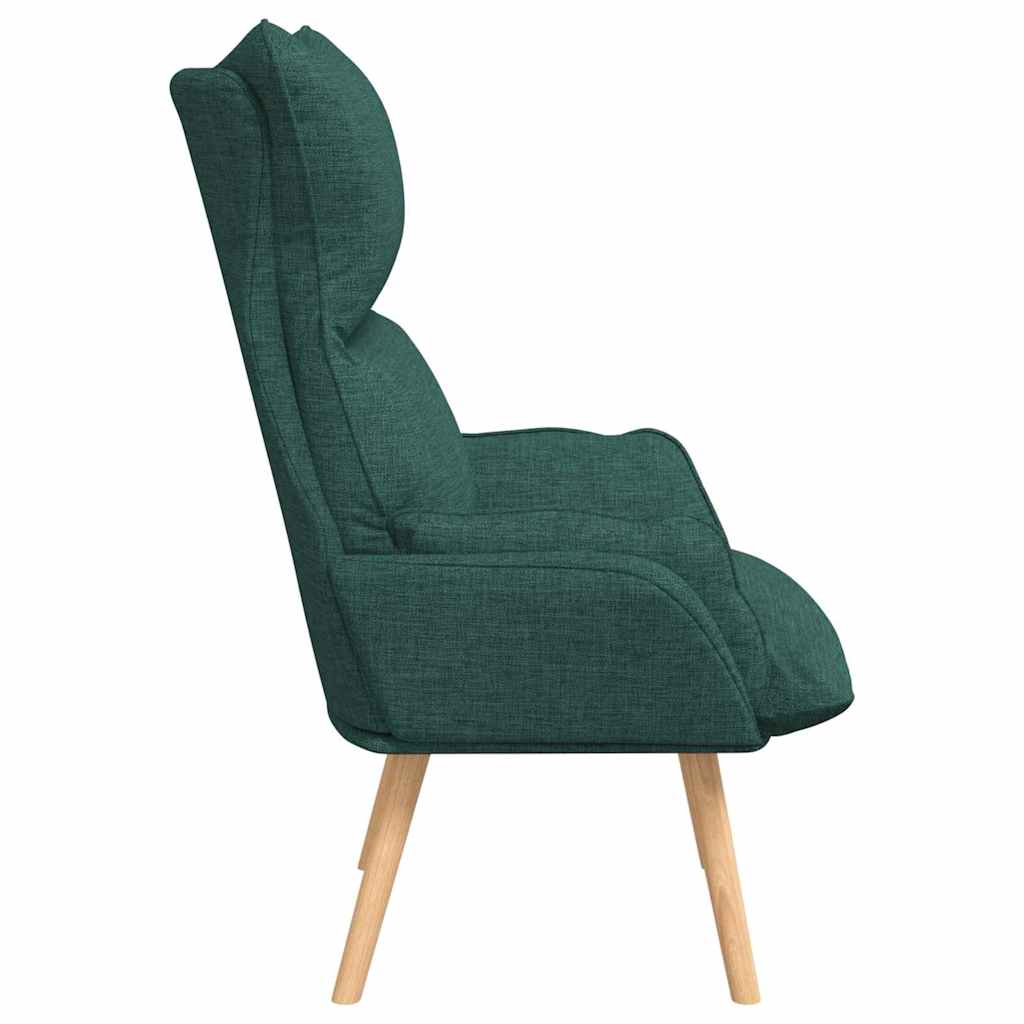 Fauteuil relaxant Vert foncé 69 x 74 x 93 cm tissu - XIOS