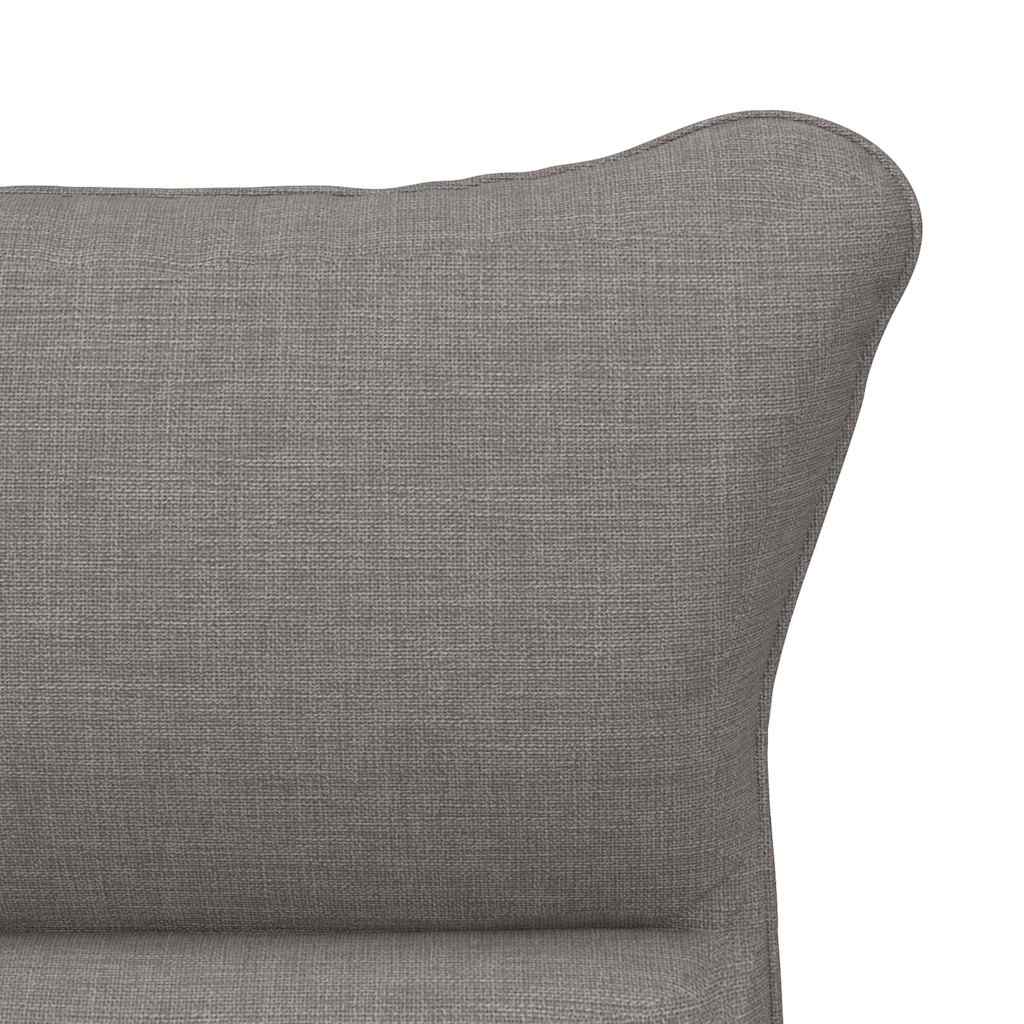 Fauteuil relaxant Taupe 69 x 74 x 93 cm tissu - XIOS