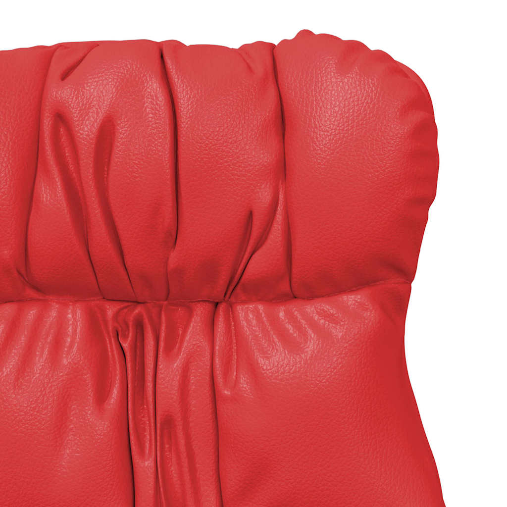 Fauteuil relaxant Rouge 69 x 74 x 93 cm Faux cuir - XIOS