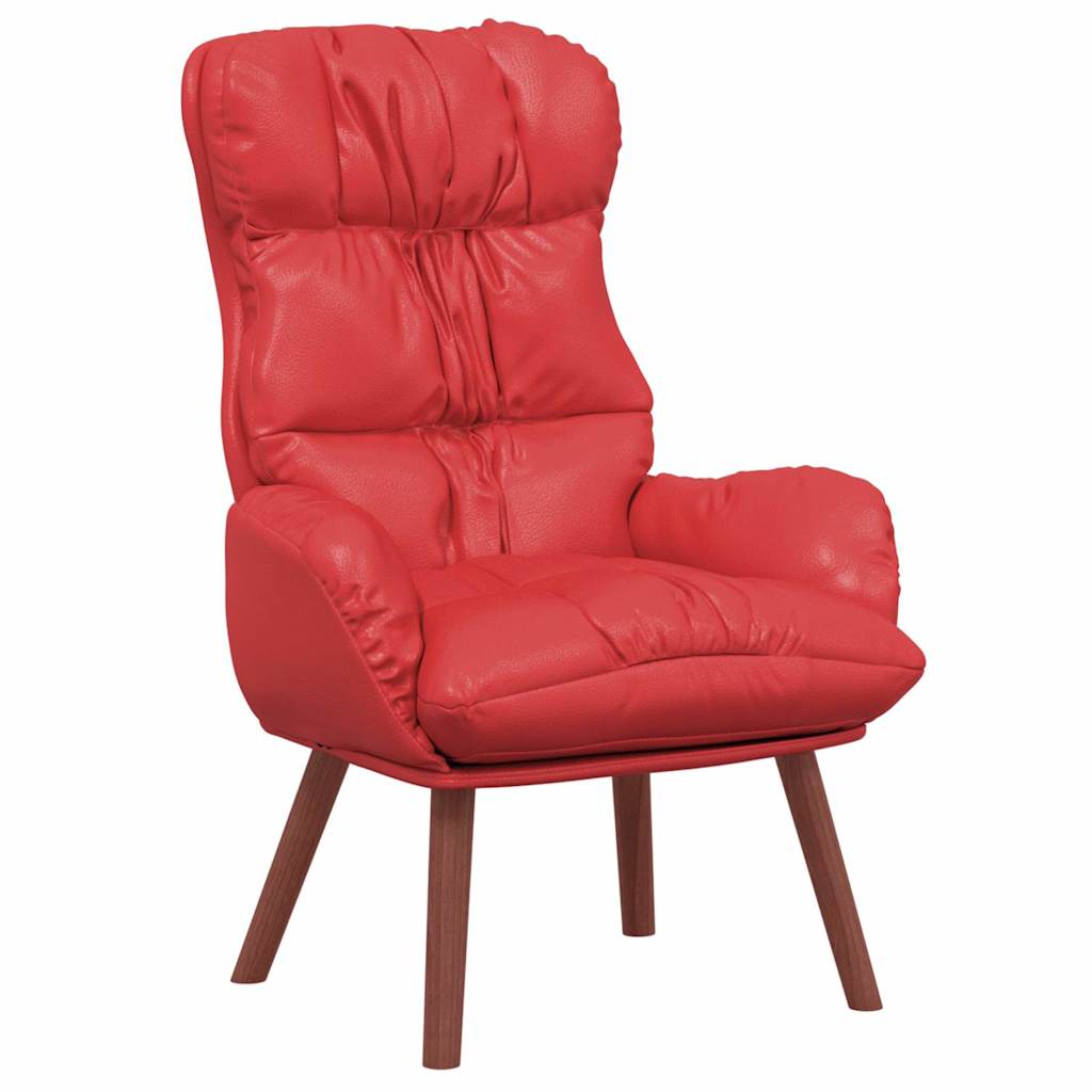 Fauteuil relaxant Rouge 69 x 74 x 93 cm Faux cuir - XIOS