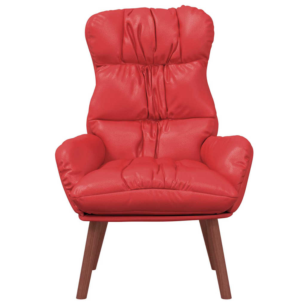 Fauteuil relaxant Rouge 69 x 74 x 93 cm Faux cuir - XIOS