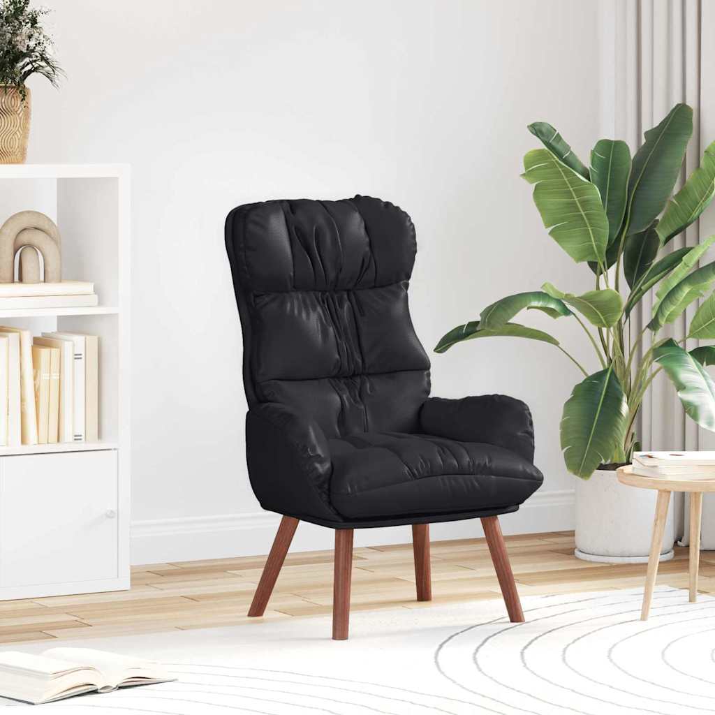 Fauteuil relaxant Noir 69 x 74 x 93 cm Faux cuir - XIOS