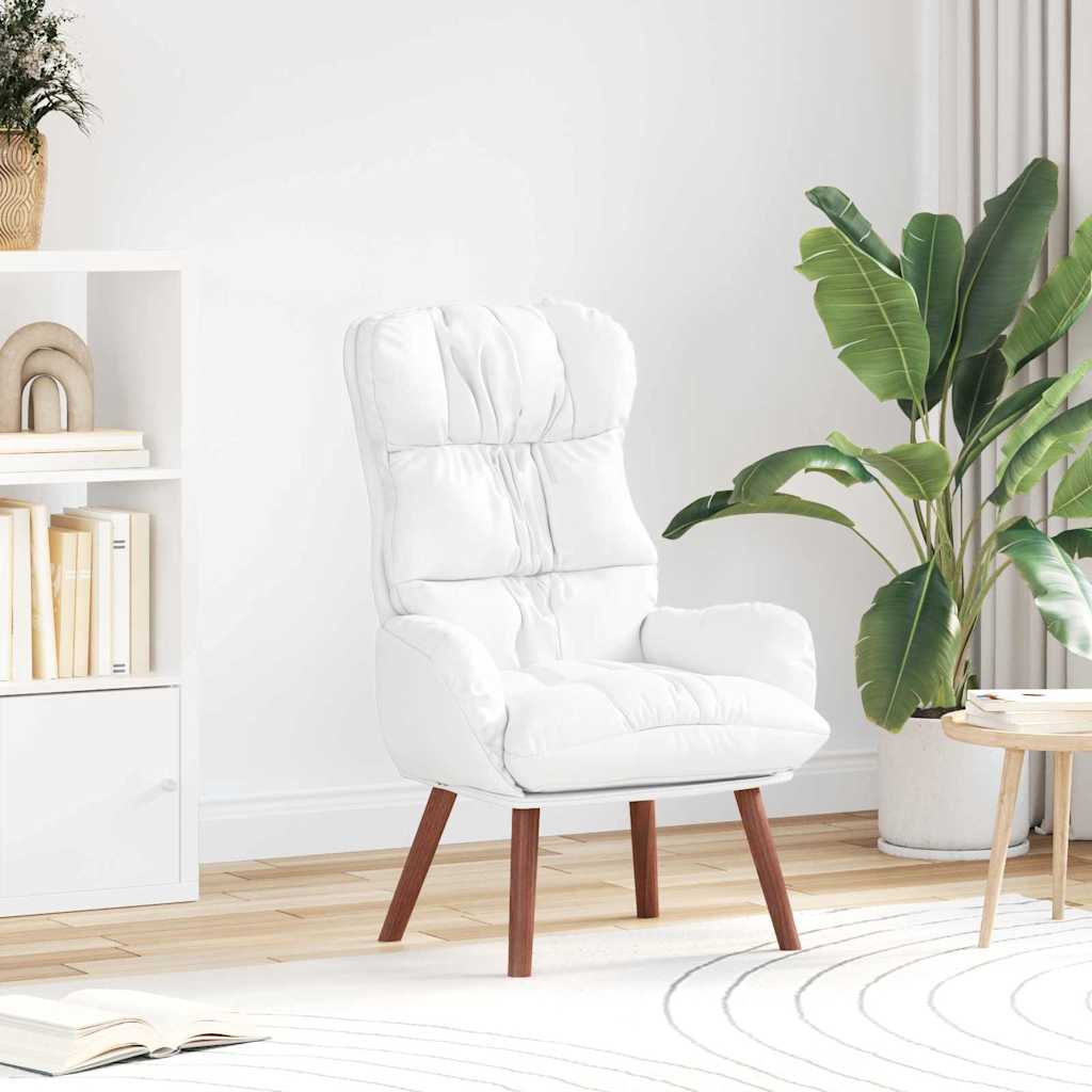 Fauteuil relaxant Blanc 69 x 74 x 93 cm Faux cuir - XIOS