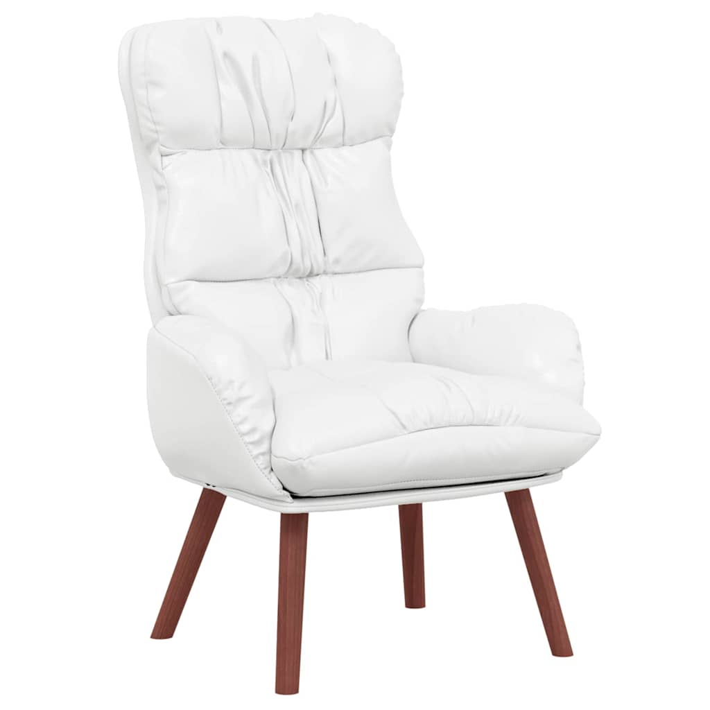 Fauteuil relaxant Blanc 69 x 74 x 93 cm Faux cuir - XIOS