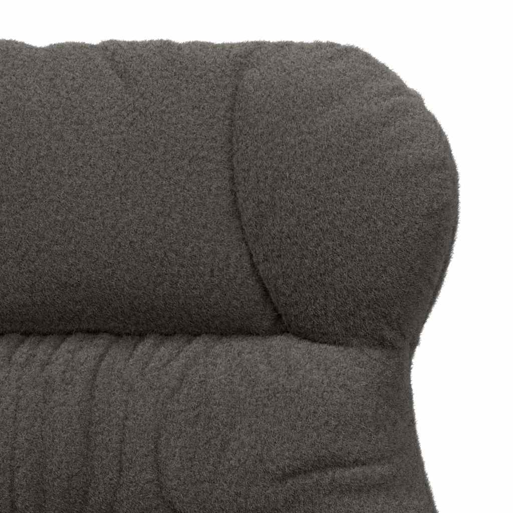 Fauteuil relaxant Gris foncé 69 x 74 x 93 cm tissu - XIOS