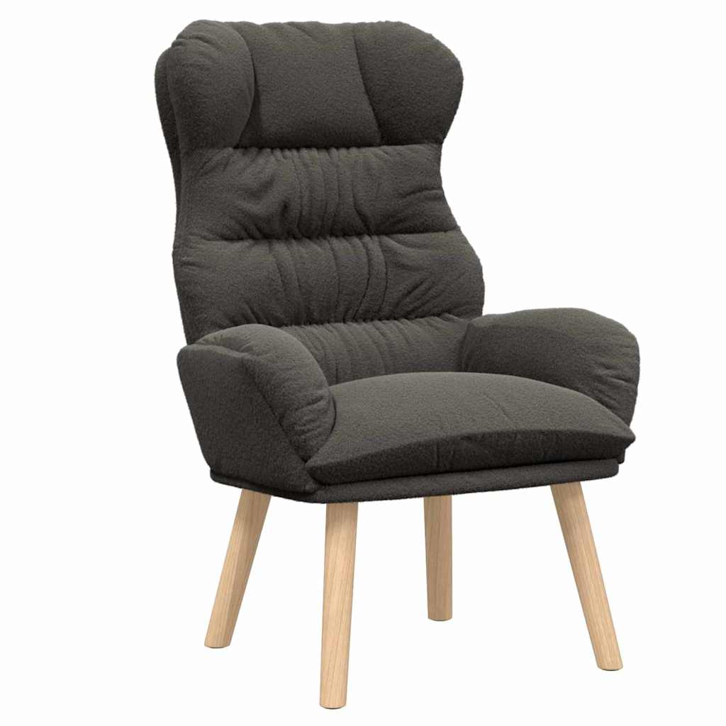 Fauteuil relaxant Gris foncé 69 x 74 x 93 cm tissu - XIOS