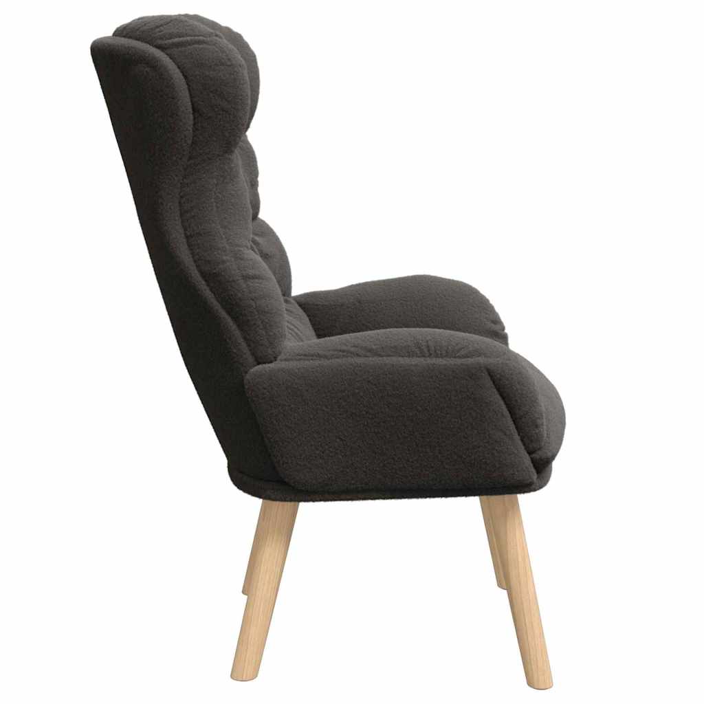 Fauteuil relaxant Gris foncé 69 x 74 x 93 cm tissu - XIOS
