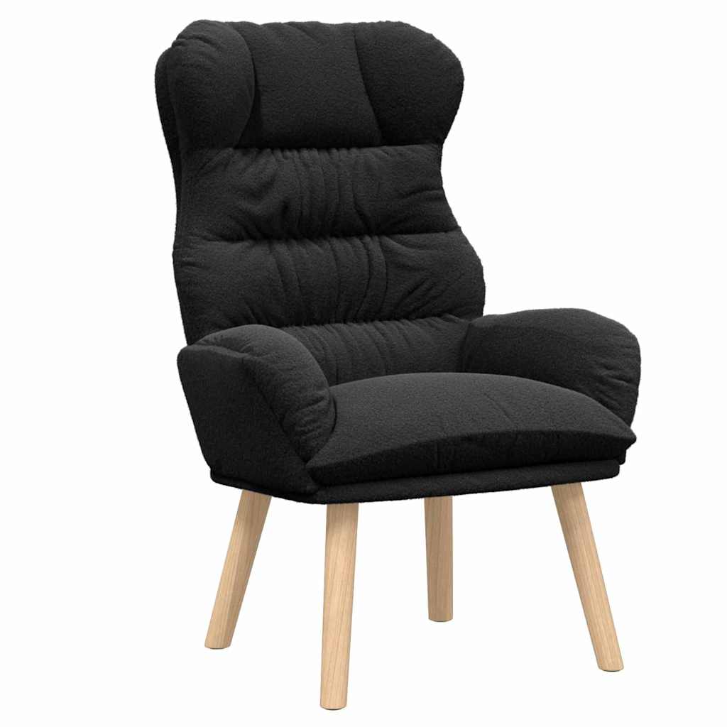 Fauteuil relaxant Noir 69 x 74 x 93 cm tissu - XIOS
