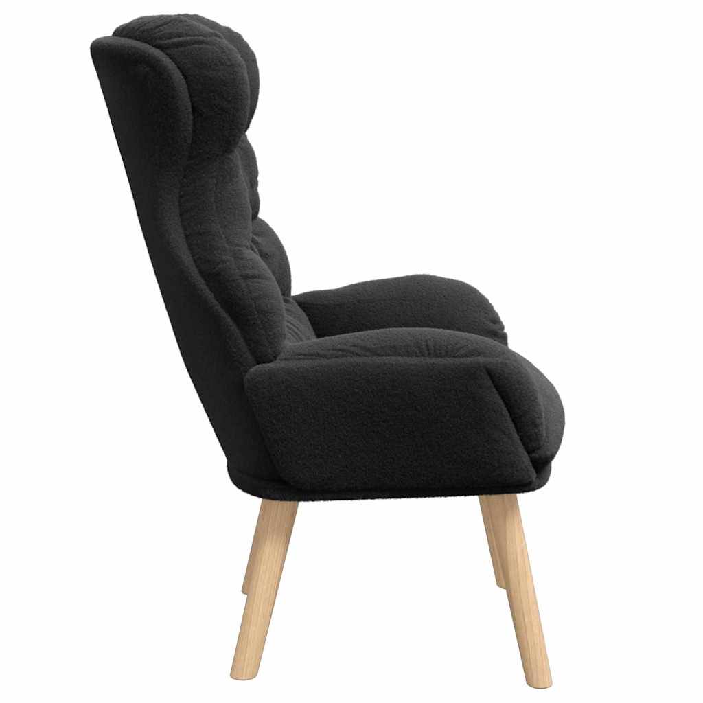Fauteuil relaxant Noir 69 x 74 x 93 cm tissu - XIOS