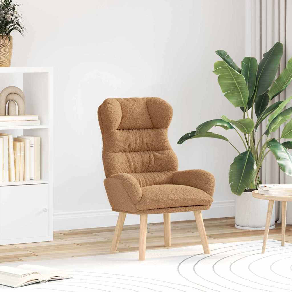 Fauteuil relaxant Beige 69 x 74 x 93 cm tissu - XIOS
