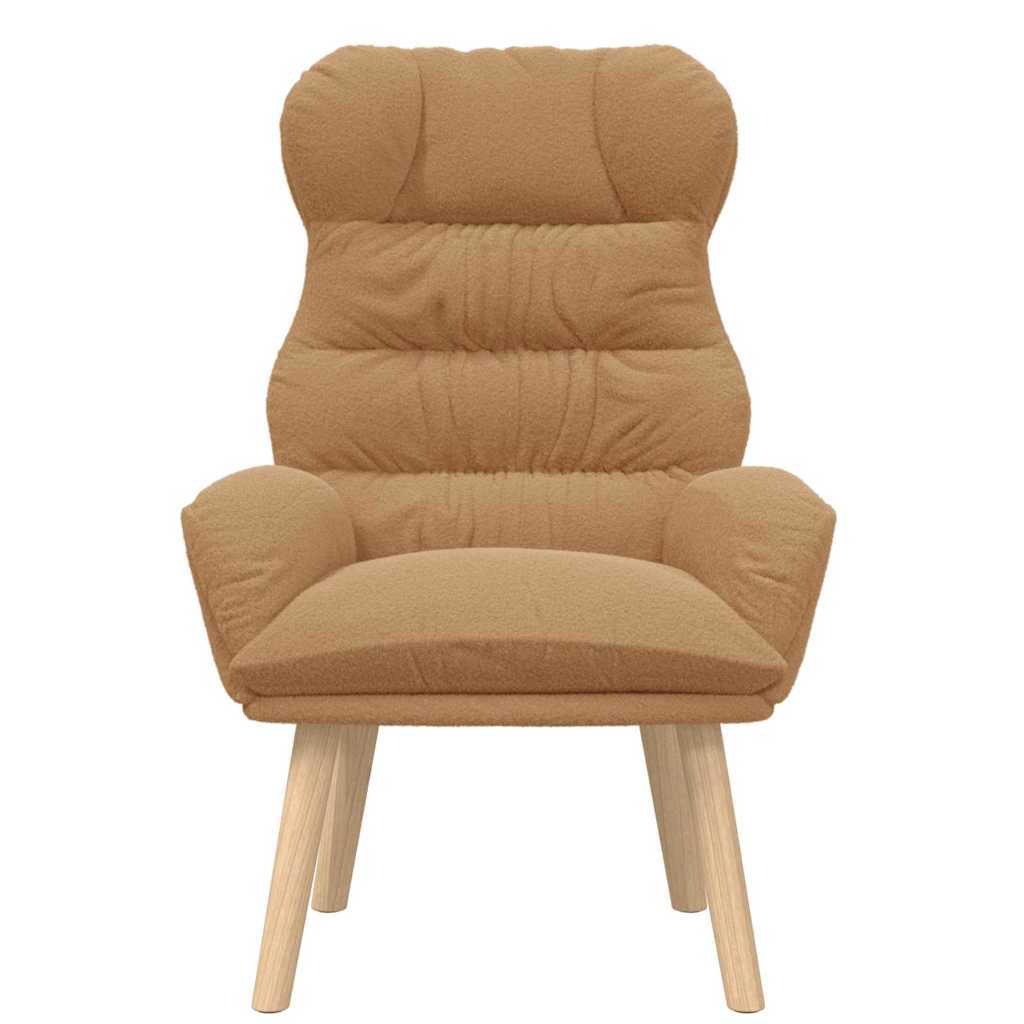 Fauteuil relaxant Beige 69 x 74 x 93 cm tissu - XIOS